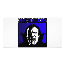 Dracula Rocks! Personalized Photo Card