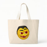 Dracula smiley canvas bags