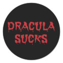 Dracula Sucks Sticker