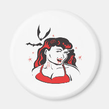 Draculas Bride Fridge Magnets