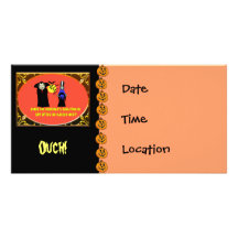 Dracula's Girlfriend Personalized Photo Card