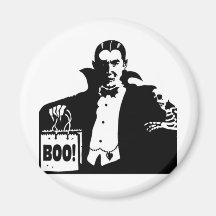 Dracula's Happy Halloween Refrigerator Magnet