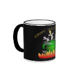 Dracula's mug with ghosts