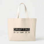 Drafting It Is Canvas Bag
