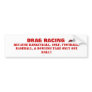drag racing bumper stickers