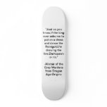 Dragon Age:Origins Alistair Quote skateboards