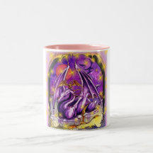 dragon and fire lizards mug