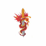 Dragon and sword photo sculptures