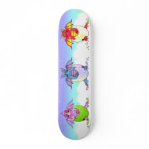 Dragon Babies Cracked Eggs Starry Sky Skateboard