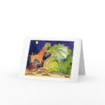 Dragon Battle Greeting Card