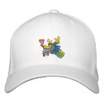 Dragon boat head embroidered hats