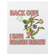 dragon breath funny cartoon female full color flyer