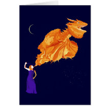 Dragon Breath Illustration Card