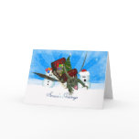 Dragon Christmas Card, Season's Greetings