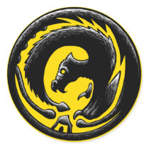 Dragon Circle stickers
