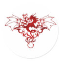 Dragon Crest stickers