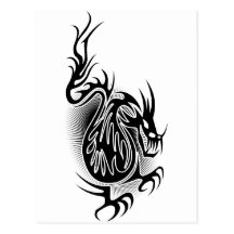 Dragon Design Postcard