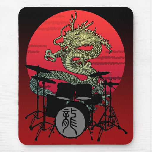 Dragon Drum1 マウスパッド