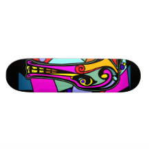Dragon Duck | black background Skate Decks
