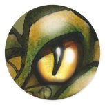 Dragon Eye Round Stickers