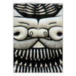 Dragon face greeting cards