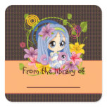 Dragon Fae Bookplate Sticker