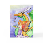 Dragon Fairy Godmother Greeting Card