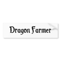 Dragon Farmer Bumper Sticker