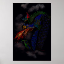 Dragon Fire Print