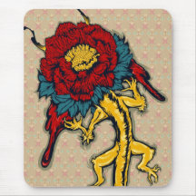 Dragon flowers Mousepad