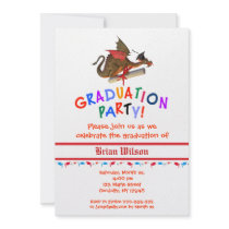 Dragon Graduation Celebration Custom Announcement