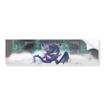 Dragon Guarding Castle  Bumper Stickers