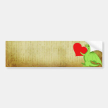 Dragon heart bumper sticker