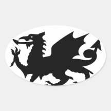 Dragon Heraldry Sticker