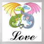 Dragon Hugs Poster