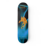 Dragon in Blue Flames Skateboard