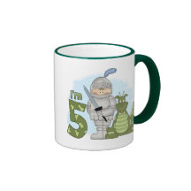 Dragon Knight 5th Birthday Coffee Mugs
