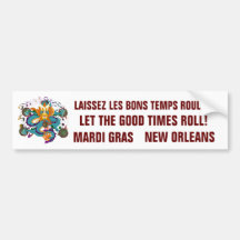 Dragon Mardi Gras Bumper Sticker