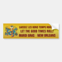 Dragon Mardi Gras Bumper Stickers