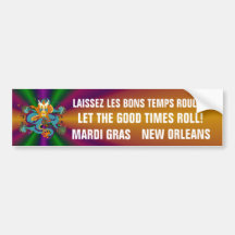 Dragon Mardi Gras Bumper Stickers