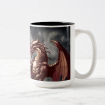 Dragon & Moon Fantasy Mug mugs