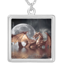 Dragon & Moon Necklace