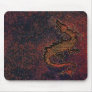 dragon on rusty metallic background