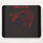 Dragon outline mousepads