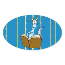 Dragon Reading Book Stickers