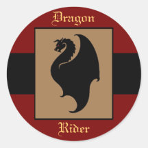 Dragon Rider Birthday Stickers