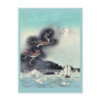 Dragon rising over Mount Fuji Ukiyoe Post Cards