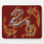 dragon rojo fuego mousepad