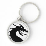 Dragon Silhouette Keychain