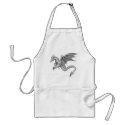 dragon sketch apron